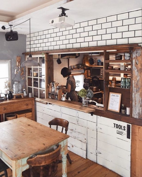 カフェ風リノベーション 自宅のキッチンやリビングをお気に入りカフェの雰囲気に Logrenove ログリノベ