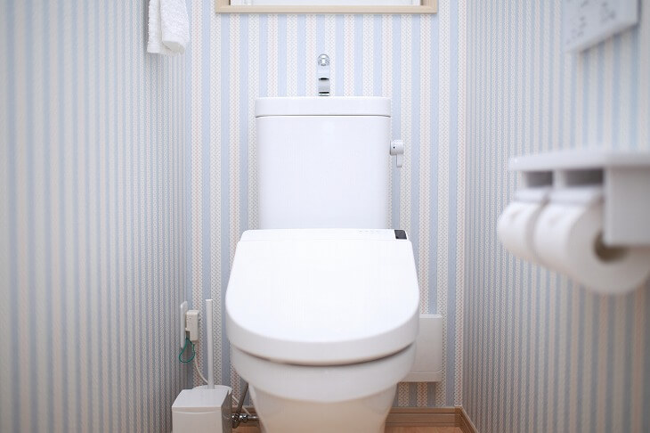 トイレに必要なそれぞれの部分が組み合わさっている組み合わせ式トイレ。最もポピュラーで費用も手ごろ