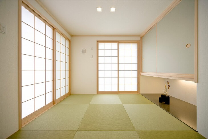 琉球畳を導入してモダンな和室づくり